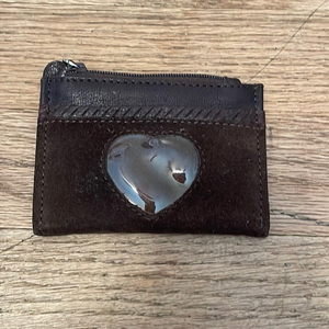 Brighton change‎ purse brown leather